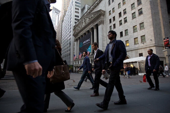 The New York Stock Exchange in early November.